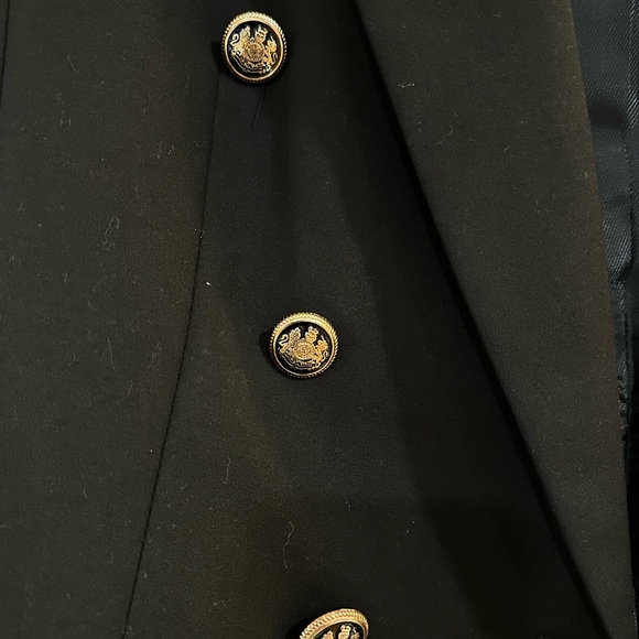 Zara Black Double-Breasted Blazer - Picture 2 of 3